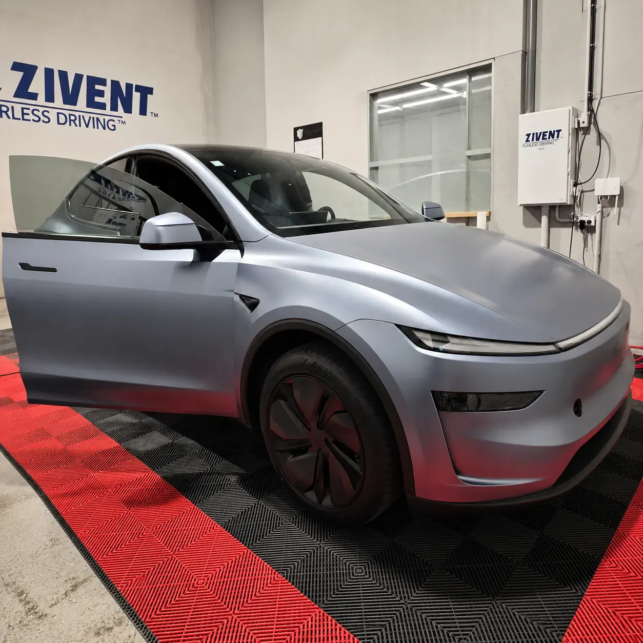 Tesla Model Y with Zivent paint protection film